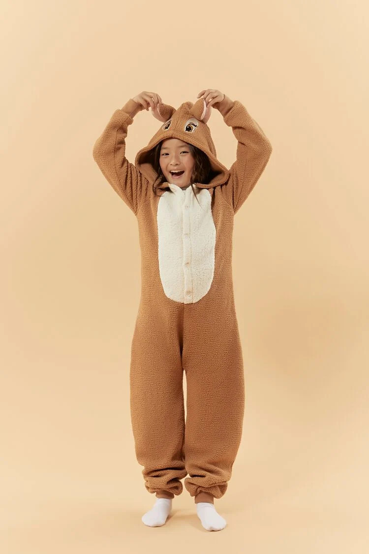 Girls Disney Bambi Pajama Jumpsuit (Kids) | Forever 21 | Forever 21 (US)