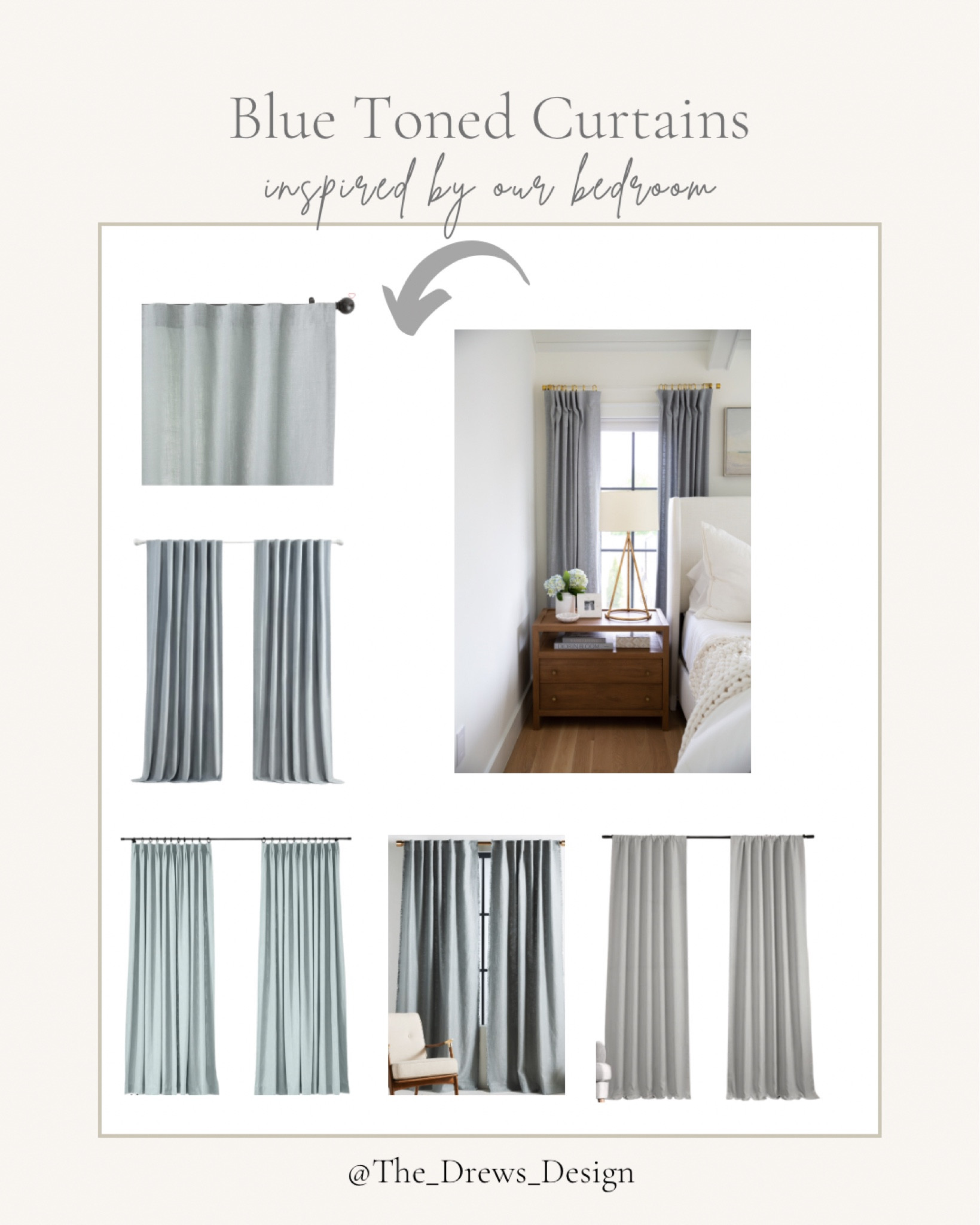 Our curtains are the Emery Linen curtains from Pottery Barn in mineral blue (light filtering liner). Linking similar and more affordable blue tones curtains for you bedroom, living room, or dining room! I’ve also linked our curtain rods from Ballard Designs along with more affordable rods from Amazon.  

#LTKFind #LTKunder100 #LTKhome