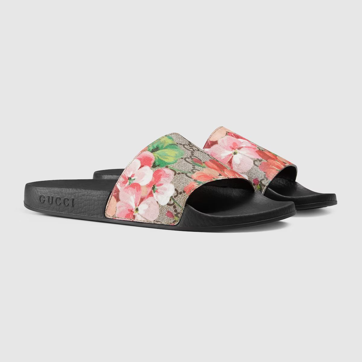 Gucci GG Blooms Supreme floral slide sandal | Gucci (US)