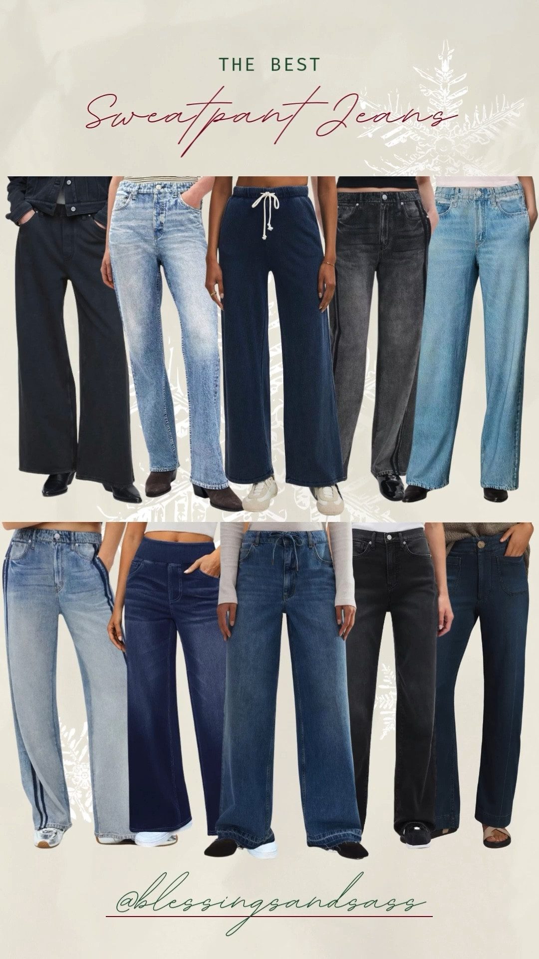The best sweatpant jeans!! They’re sweatpants, that look like jeans! 


Women’s fashion, winter fashion, winter style, winter outfits, winter outfit inspo, holiday fashion, holiday style, holiday outfit inspo, denim, sweatpants, sweatpants jeans, cozy fashion, cozy style, cozy pants 


#LTKootd #LTKOver40 #LTKHoliday