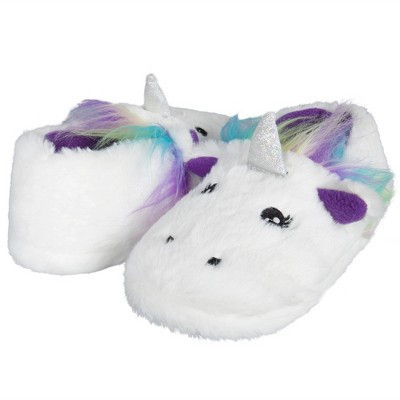 Jessica Simpson Girl's Critter Slippers - Unicorn/Large | Target