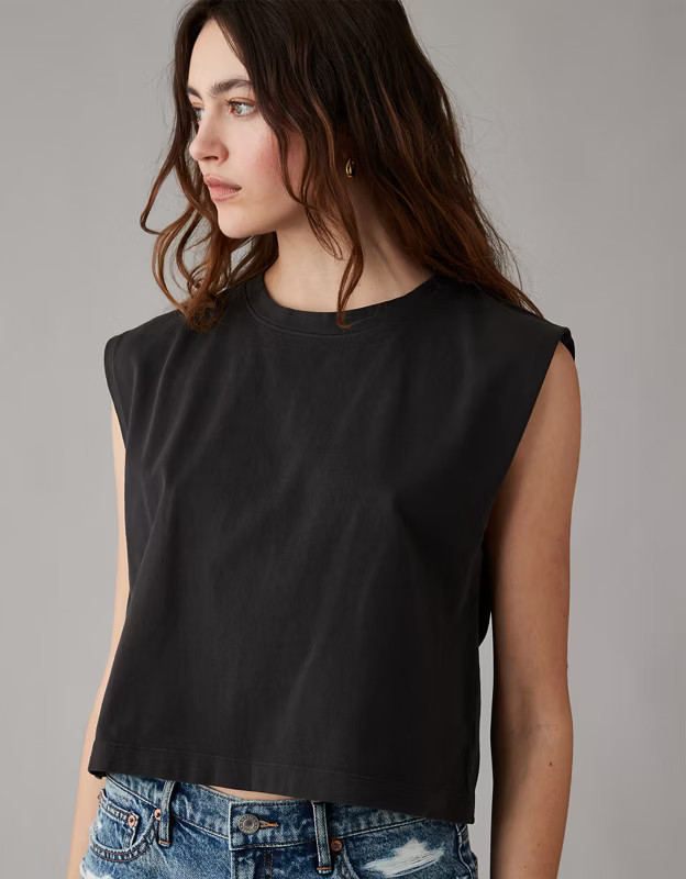 AE Cap-Sleeve Muscle Tee | American Eagle Outfitters (US & CA)