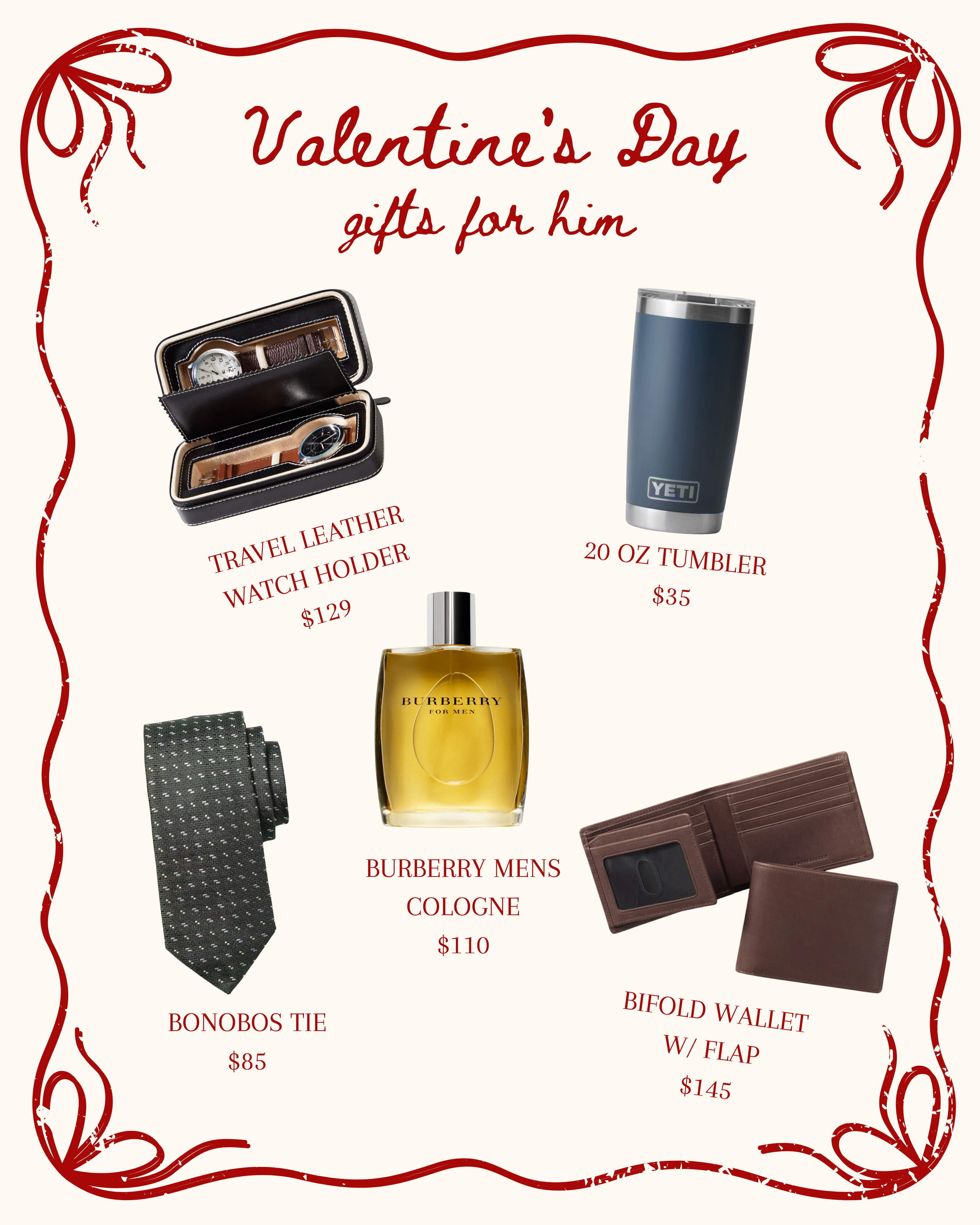 Valentine’s Day gift ideas for him ❤️
A few of my favorite things to give and receive. Simple, thoughtful, and no guessing involved.

All linked and ready to shop ✨ 

 #LTKgrwm #LTKHome #LTKMens