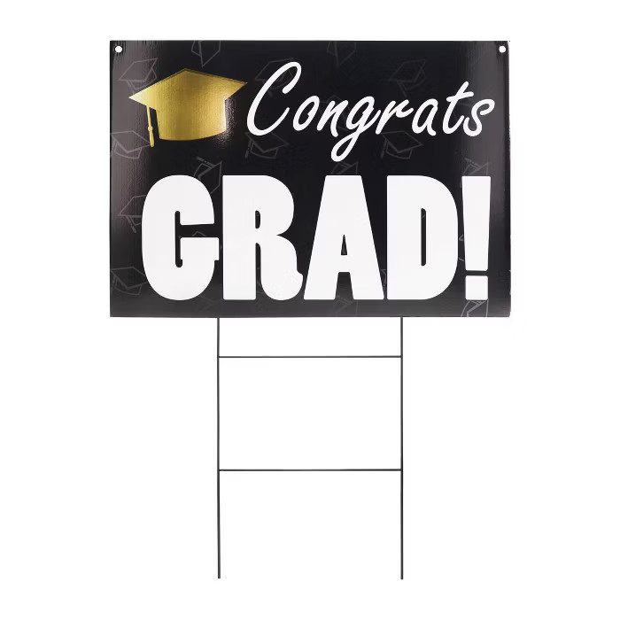 Versatile Graduation Yard Sign Decorative Party Accessory - Spritz™ | Target