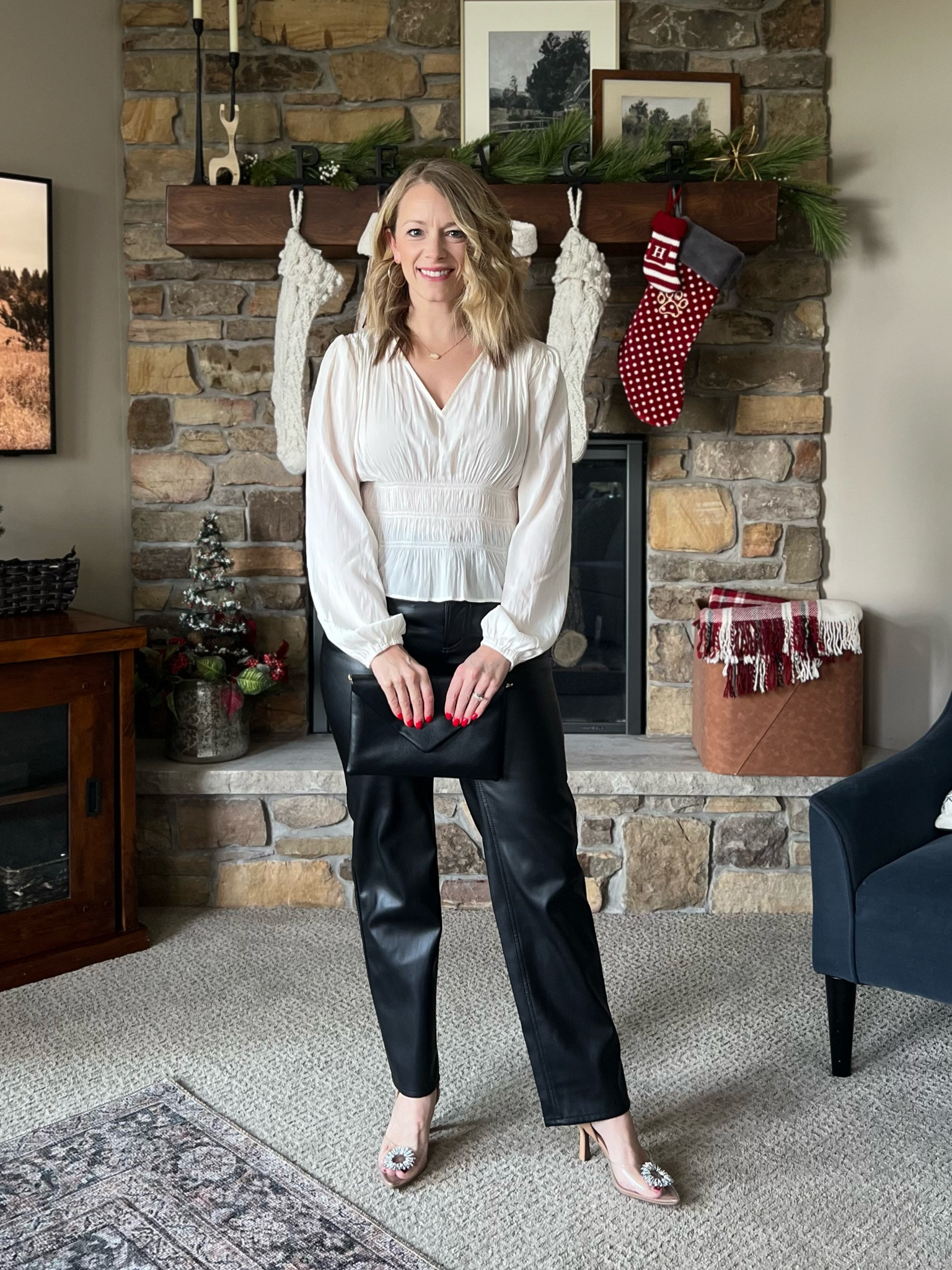 Melissa’s Target Tuesday! Fun faux leather pants to make your holidays festive! 

#LTKHoliday #LTKOver40 #LTKFindsUnder50