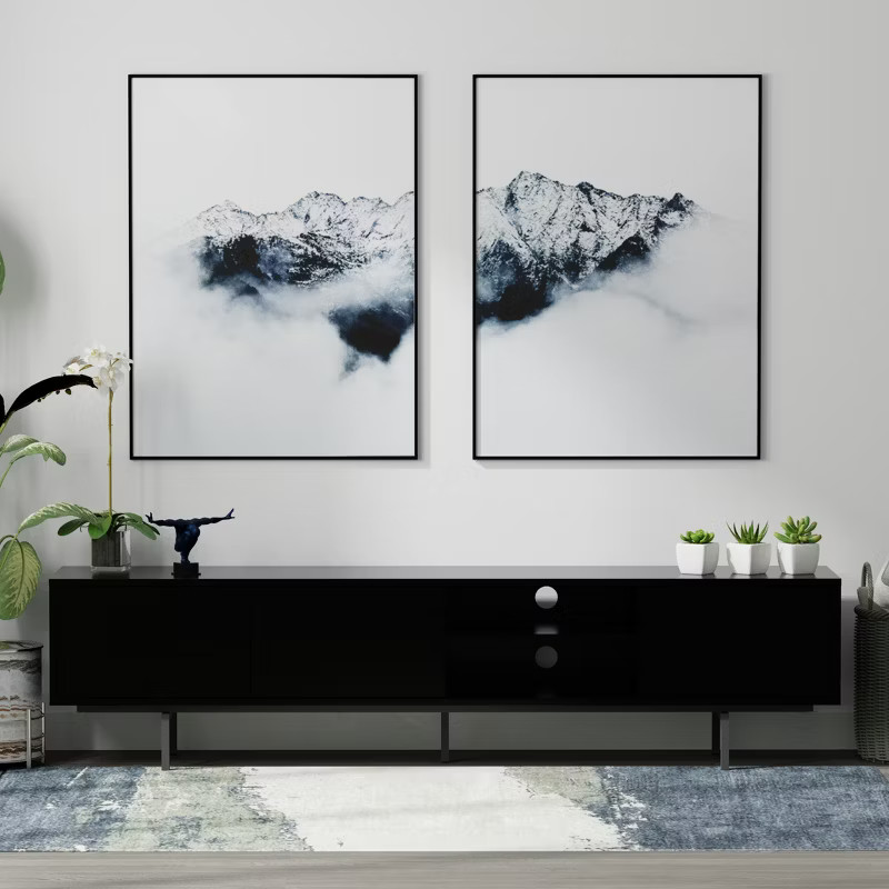 Glenwillow Home Atlas 78" x 20" Mid-Century Modern Buffet/Sideboard/TV Console | Target