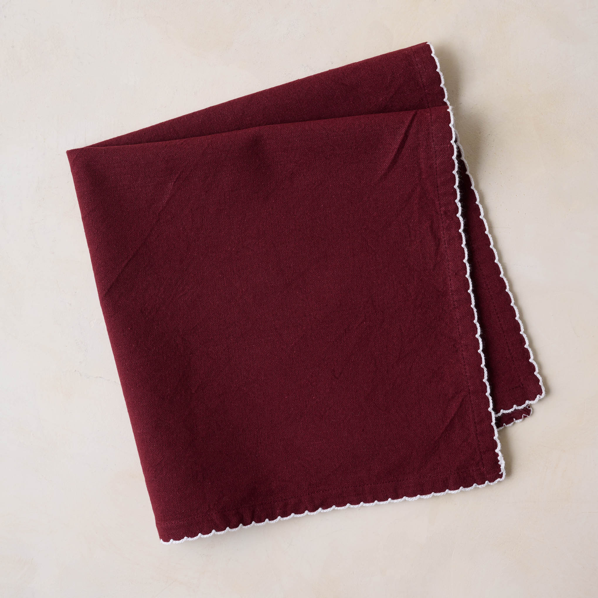 Andorra Scalloped Edge Napkin Set of Four | Magnolia