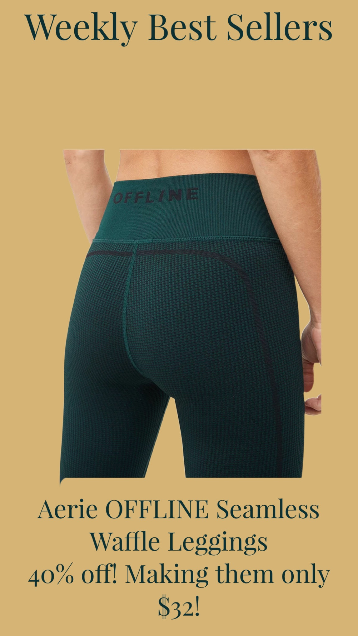 My new favorite leggings! Love that they’re seamless and the waffle material is SO COMFY! These are 40% off and only $32!

#LTKplussize #LTKfindsunder50 #LTKsalealert
