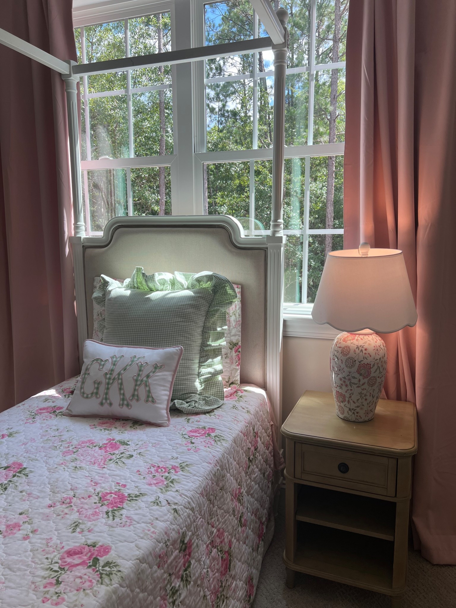 Cute little girls room done and pink and green. I’ve updated since I need to update my pictures, but had to share how cute this looked.! 

#LTKKids #LTKHome #LTKFamily