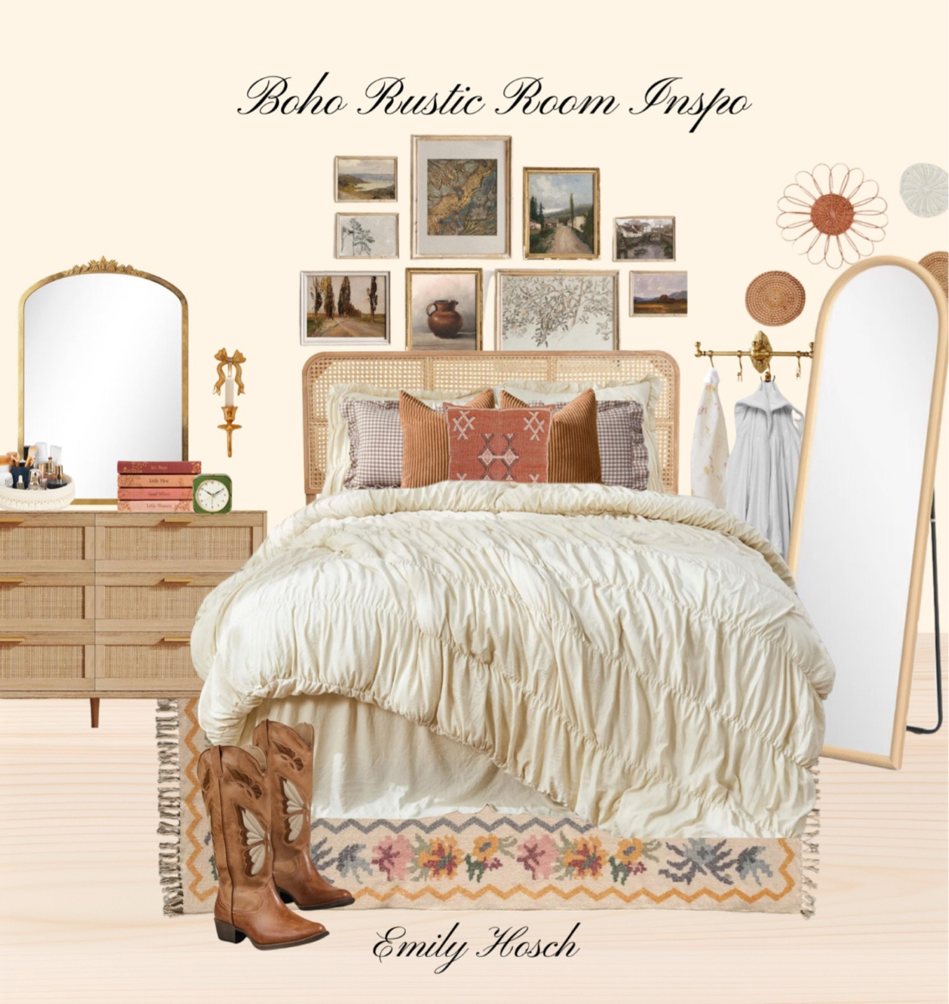 Boho Bedroom Inspo

Boho decor  boho rustic  rustic room  bedroom inspo  boho bedrooms  gold mirrors  coquette decor  cowgirl boots  boho rug  urban outfitters  boho headboard  bedding  pillows  art set  boho rustic vibes  aesthetic room  room collages. Emilyhosch

#LTKStyleTip #LTKHome #LTKFindsUnder100

#LTKSaleAlert #LTKHome #LTKStyleTip