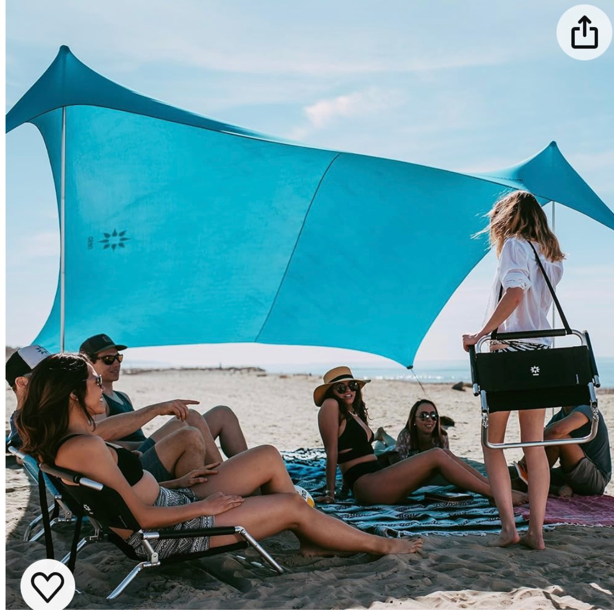 BEST beach tent. 
Easy to put up. 
Light weight carry. 
Durable. 
Amazon. 
#LTKBeach

#LTKTravel #LTKSwim #LTKFamily