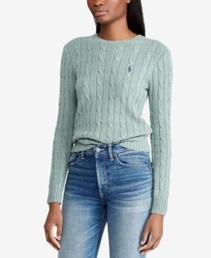 Polo Ralph Lauren Cable-Knit Cotton Sweater | Macys (US)