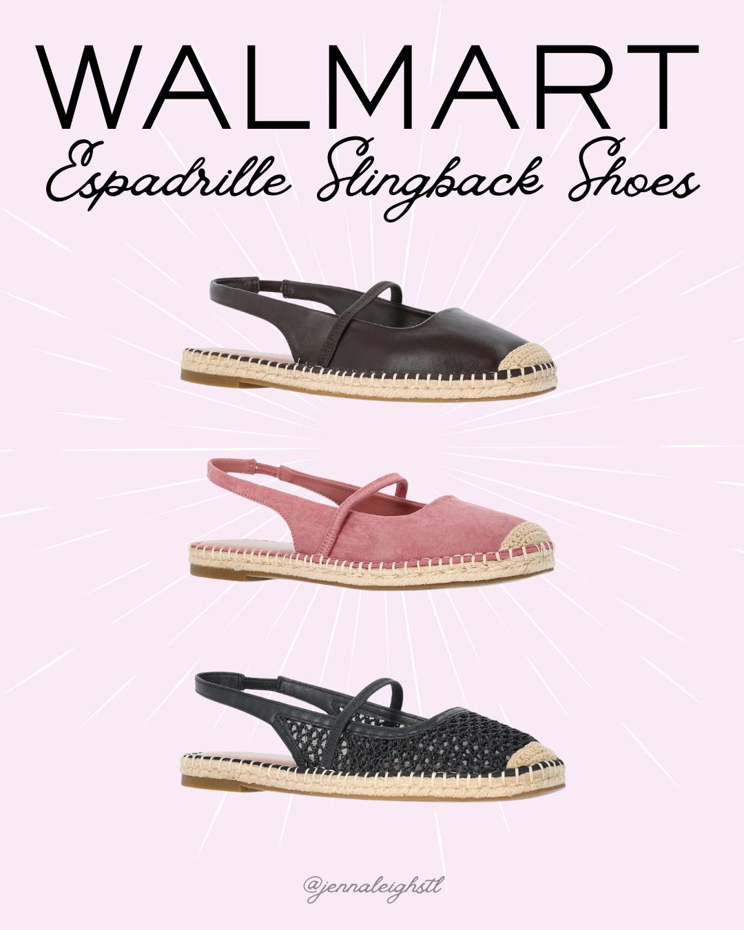 Loving Walmart’s spring shoe lineup and these Time and Tru espadrille slingbacks fit right in! 

 #LTKSeasonal #LTKMidsize #LTKTravel