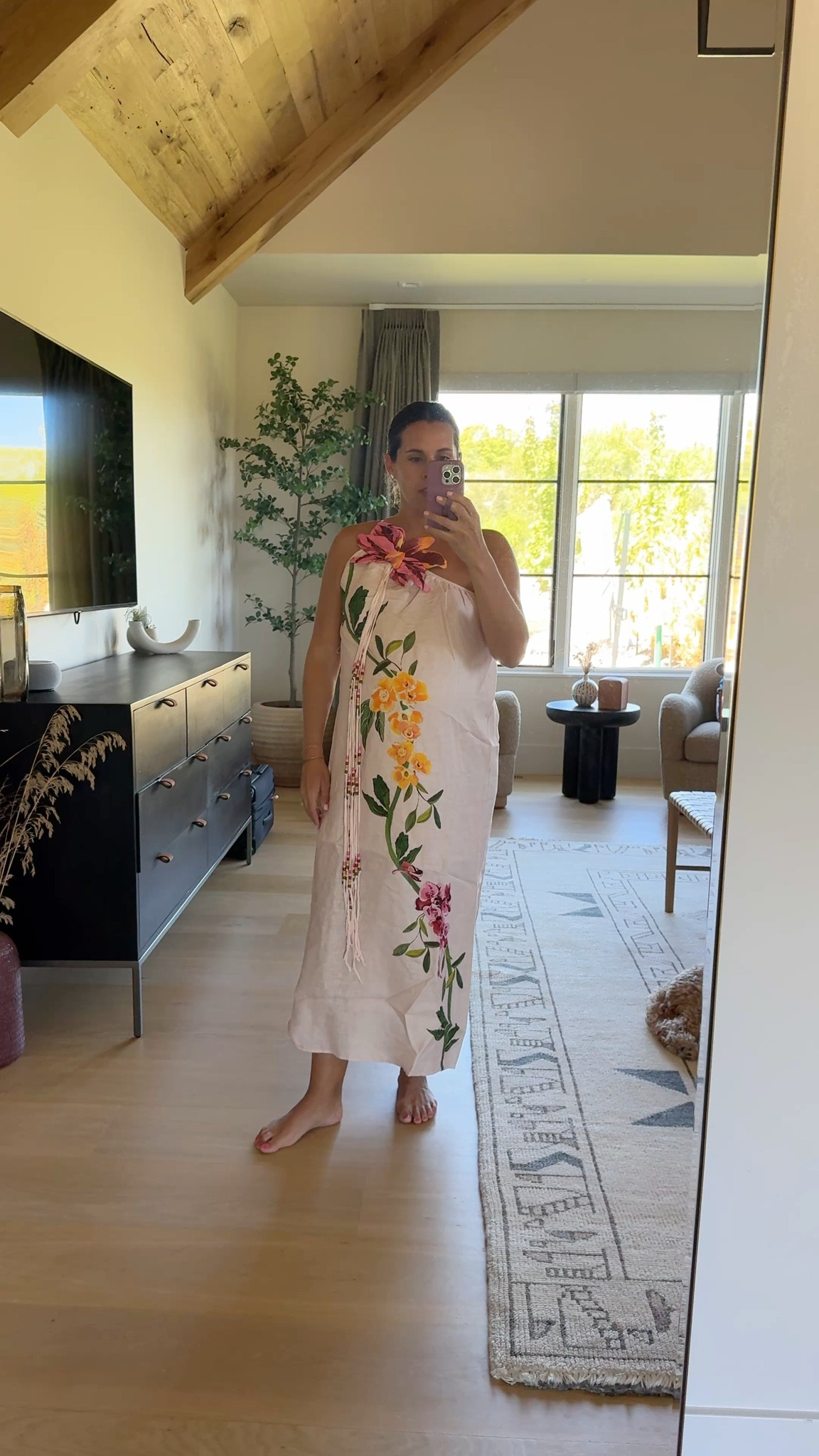 Baby shower dress that’s not maternity from Shopbop. Wearing a medium, runs tts  