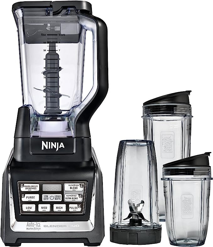 Nutri Ninja BL642 Personal and Countertop Blender with 1200-Watt Auto-iQ Base, 72-Ounce Pitcher, ... | Amazon (US)