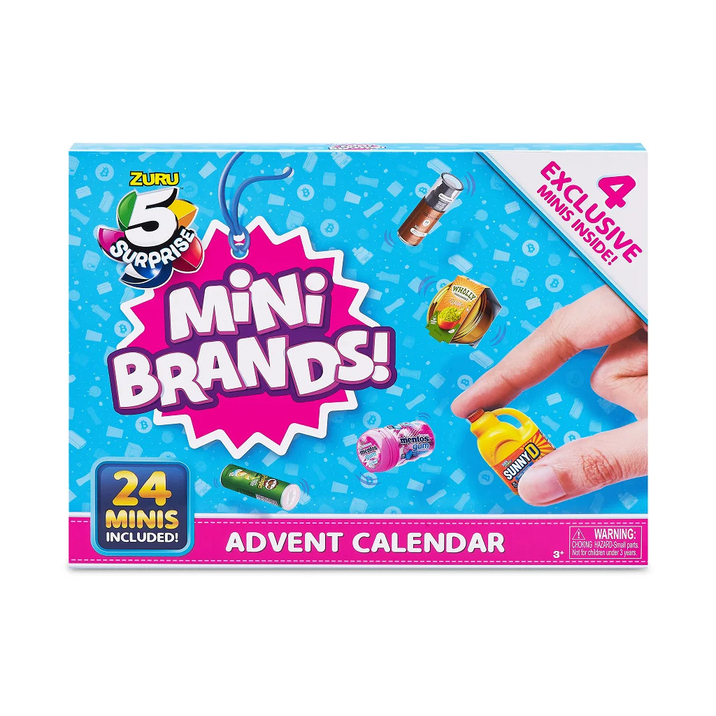5 Surprise Mini Brands Series 4 Limited Edition Advent Calendar with 6 Exclusive Minis by ZURU | Walmart (US)