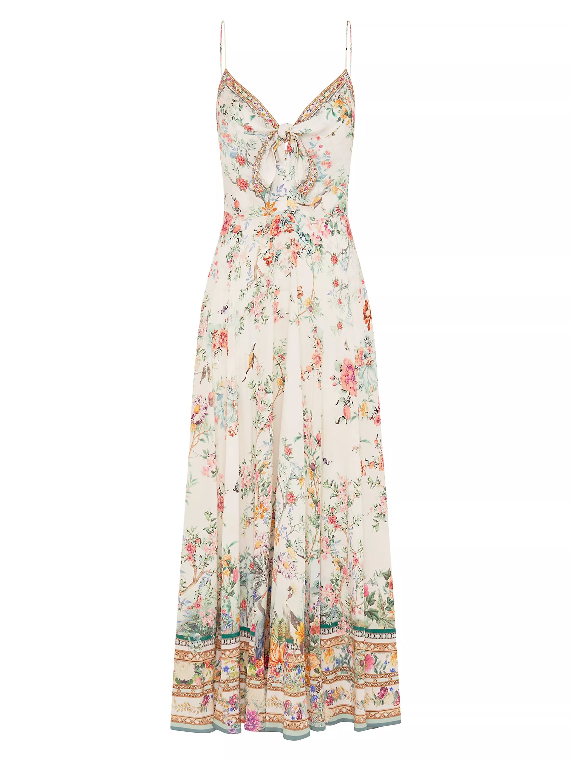 Floral Silk Maxi Dress | Saks Fifth Avenue