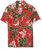 J.Crew Mercantile Men's Short Sleeve Print Rayon Shirt, Palma Floral RED, M | Amazon (US)