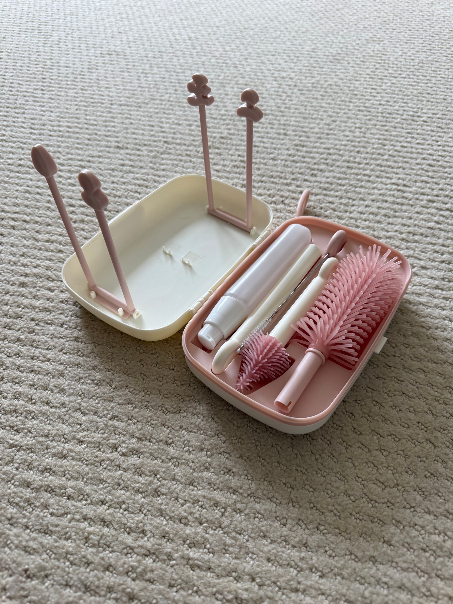 Travel bottle washer 