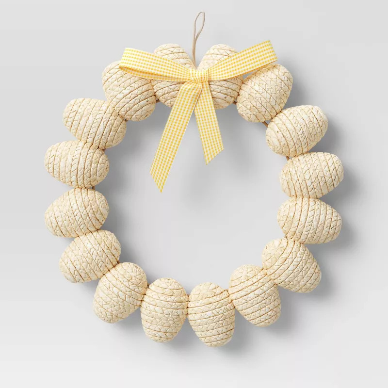 Braided Egg Wreath - Threshold™ | Target
