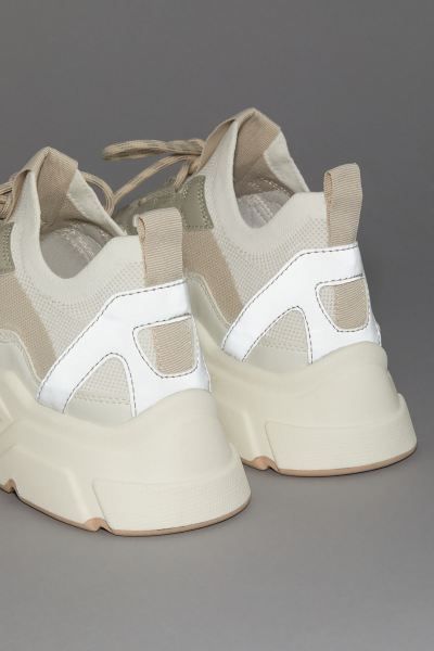 Chunky trainers - Light beige - Ladies | H&M GB | H&M (UK, MY, IN, SG, PH, TW, HK)