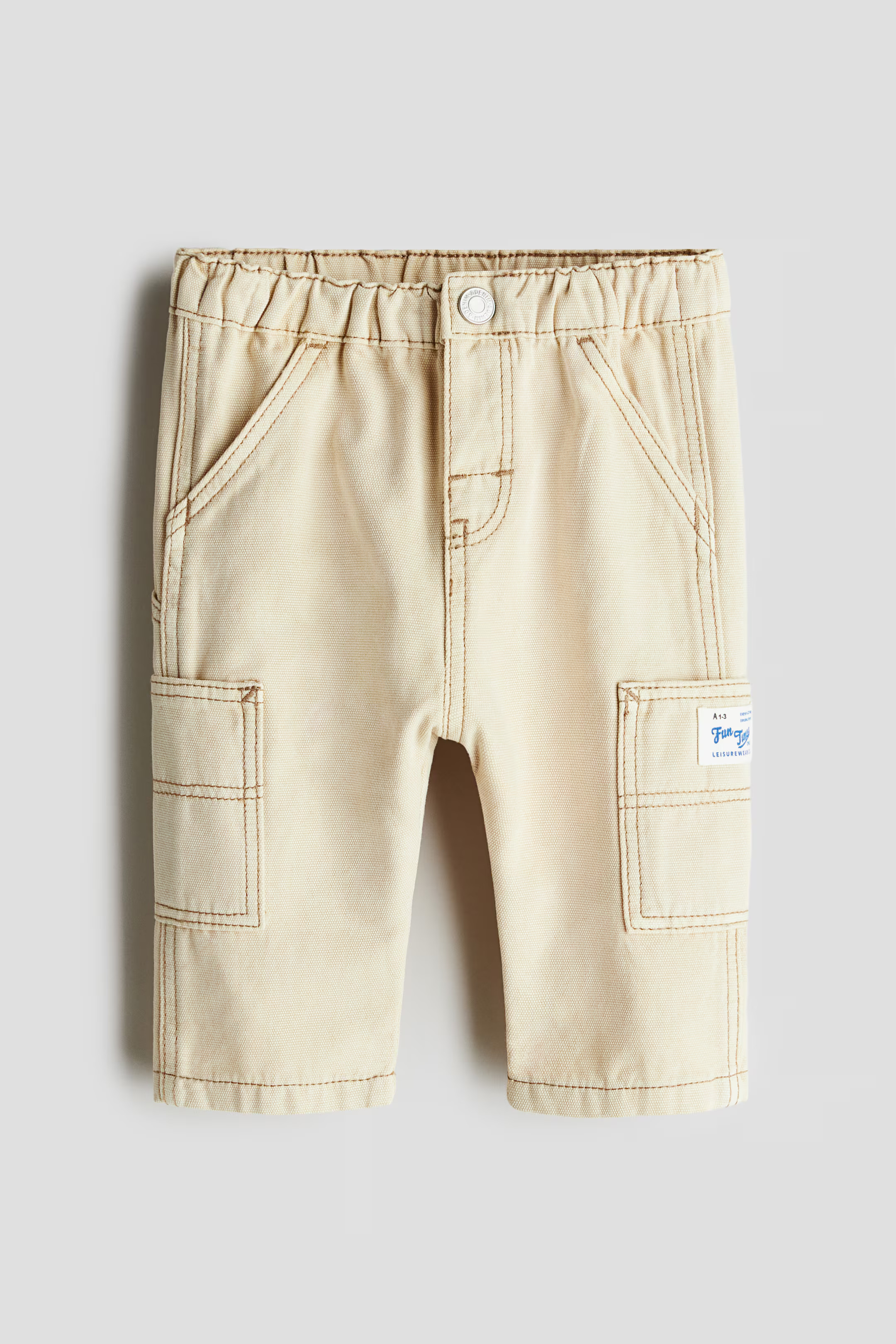 Jean avec poches plaquées - Beige - ENFANT | H&M FR | H&M (FR, IT, ES, PT, BE)