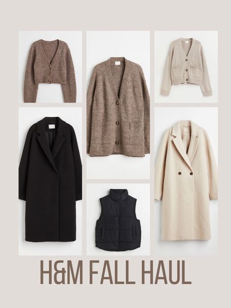 All purchased size XS | H&M fall outfit inspo, oversized cardigans, coats, vests #LTKSale

#LTKunder100 #LTKSeasonal