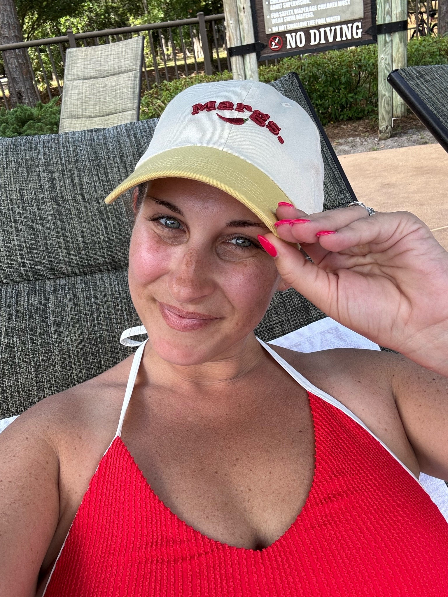 Send me margs while at the pool 🌶️❤️ & loving this one piece swim! Super comfy & flattering 

TTS: medium

#LTKdayinmylife #LTKSwim #LTKMidsize