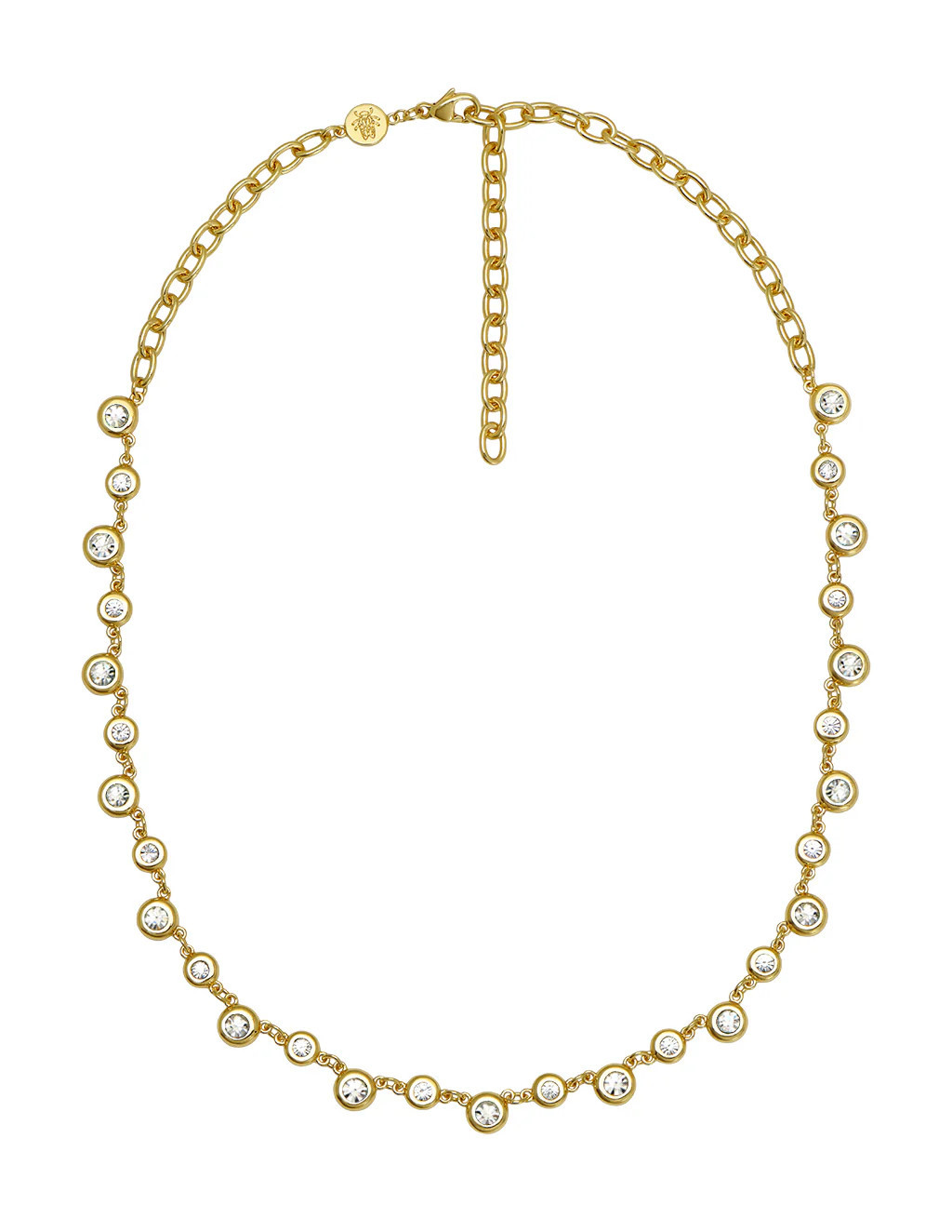 April Birthstone Bezel Necklace | Goldbug Collection