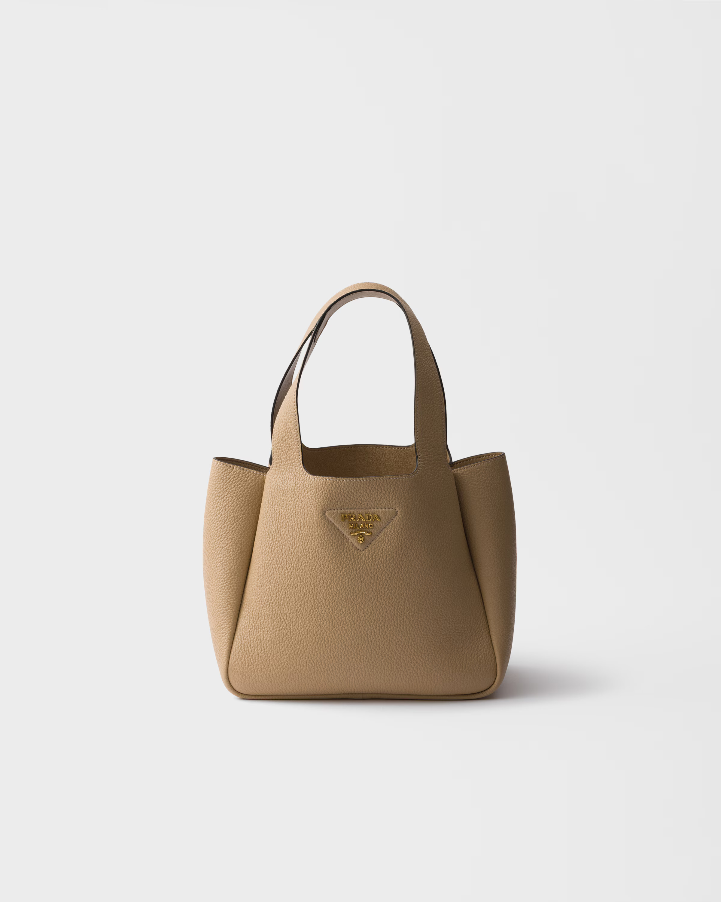 Small leather tote bag | Prada US