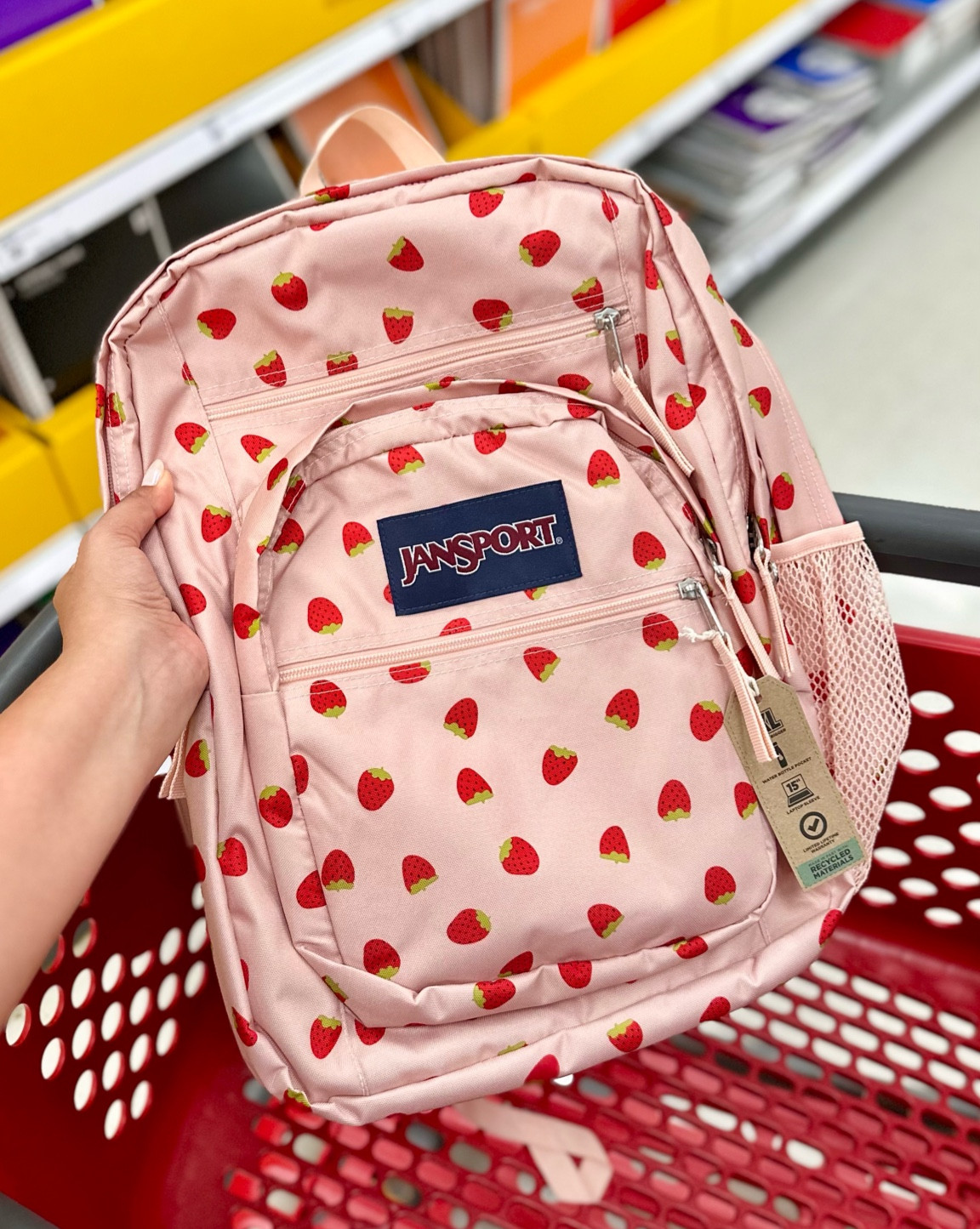 The strawberry Jansport is back!♥️