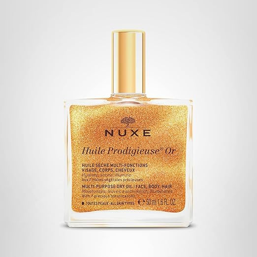 NUXE Huile Prodigieuse Shimmer Multi-Purpose Dry Oil - Luxurious Radiant Glow and Hydration for F... | Amazon (US)