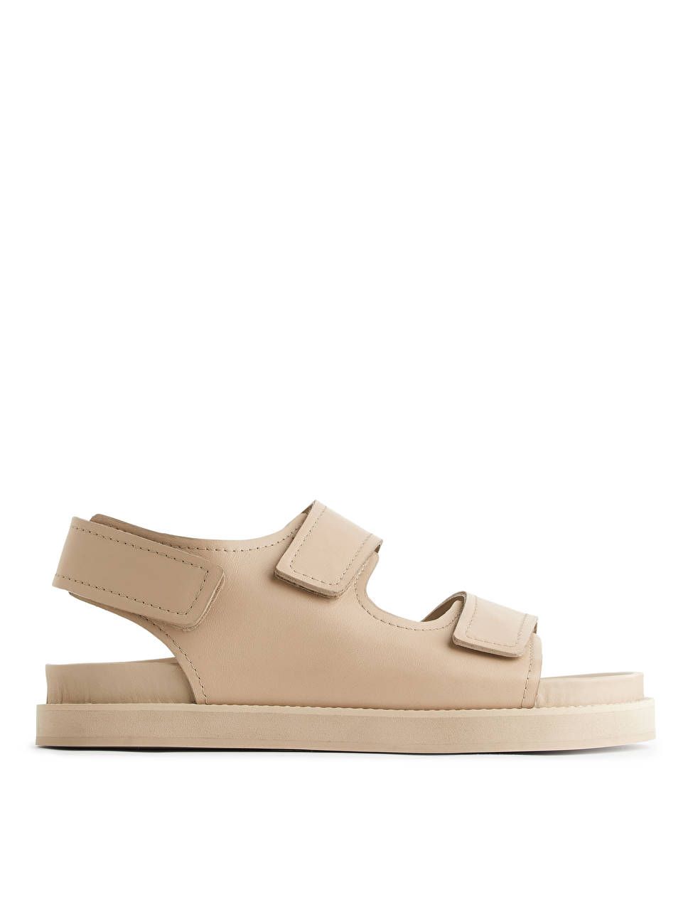 Chunky Leather Sandals - Beige - Shoes - ARKET GB | ARKET (US&UK)