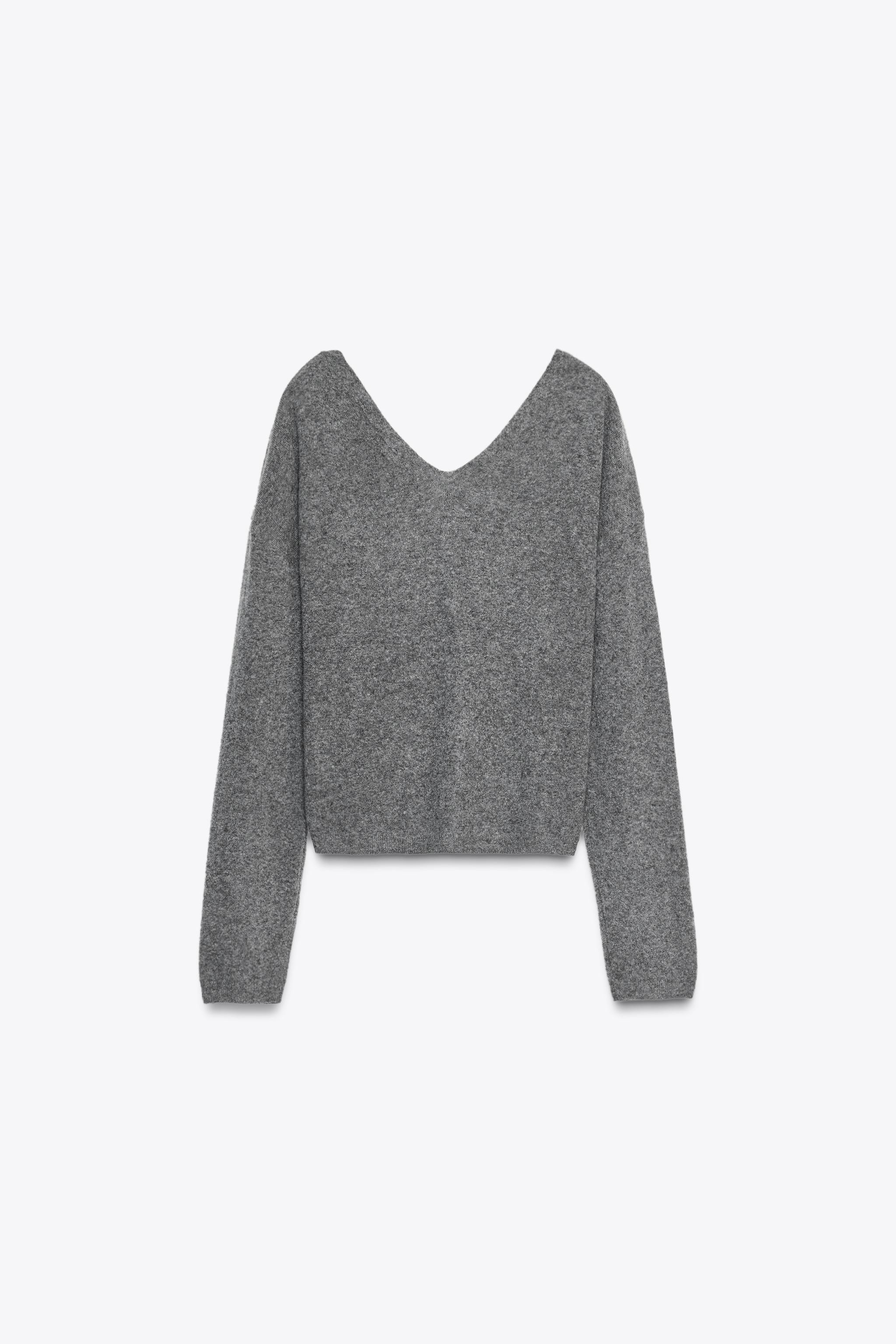WOOL AND CASHMERE V-NECK CARDIGAN | Zara US