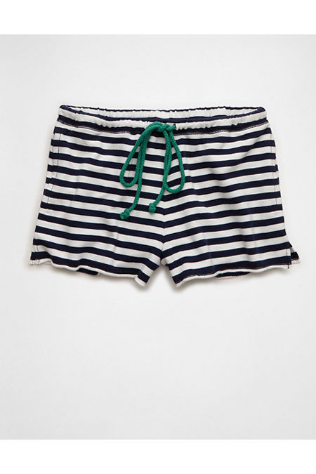 AE On A Roll Sweat Short Women's Night Time Navy S | American Eagle Outfitters (US & CA)
