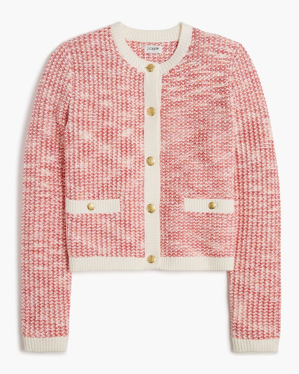 Popcorn-stitch lady jacket cardigan sweater | J.Crew Factory