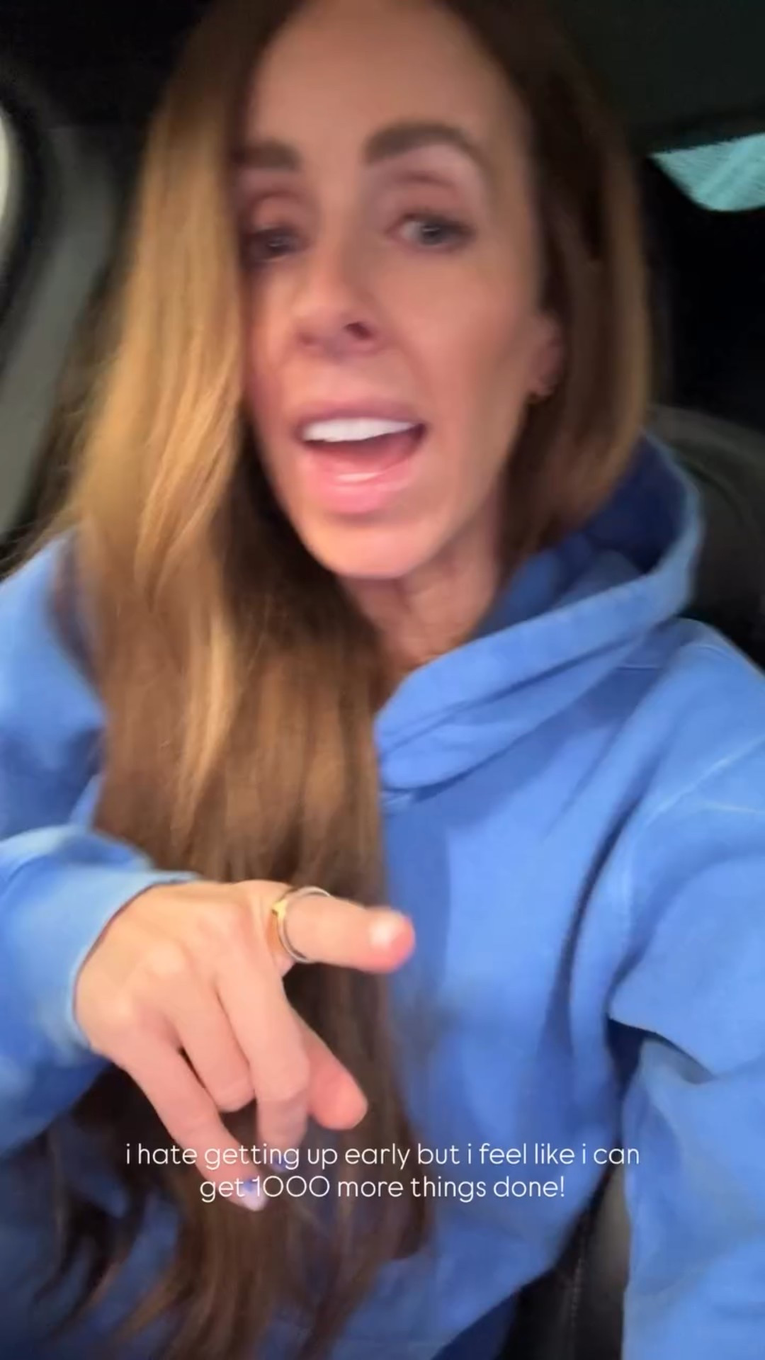 i hate getting up early but i feel like i can get 1000 more things done!