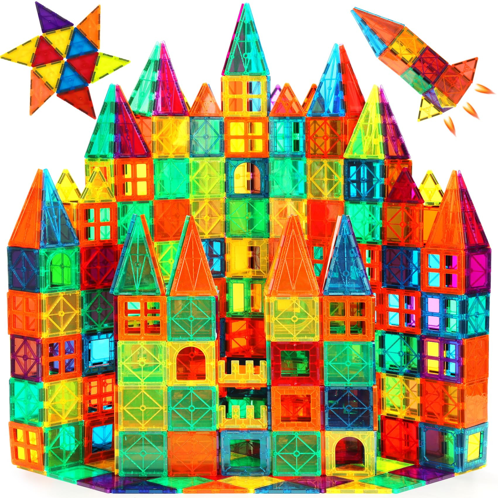 Magnetic Tiles, 110PCS Magnet Building Set, Magnetic Building Blocks,Construction STEM Toys for K... | Amazon (CA)