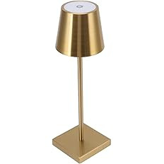 TOPINCN Table Lamp, High Brightness LED Touch Dimmable Modern Simple Table Lamp, Rechargeable Cor... | Amazon (US)