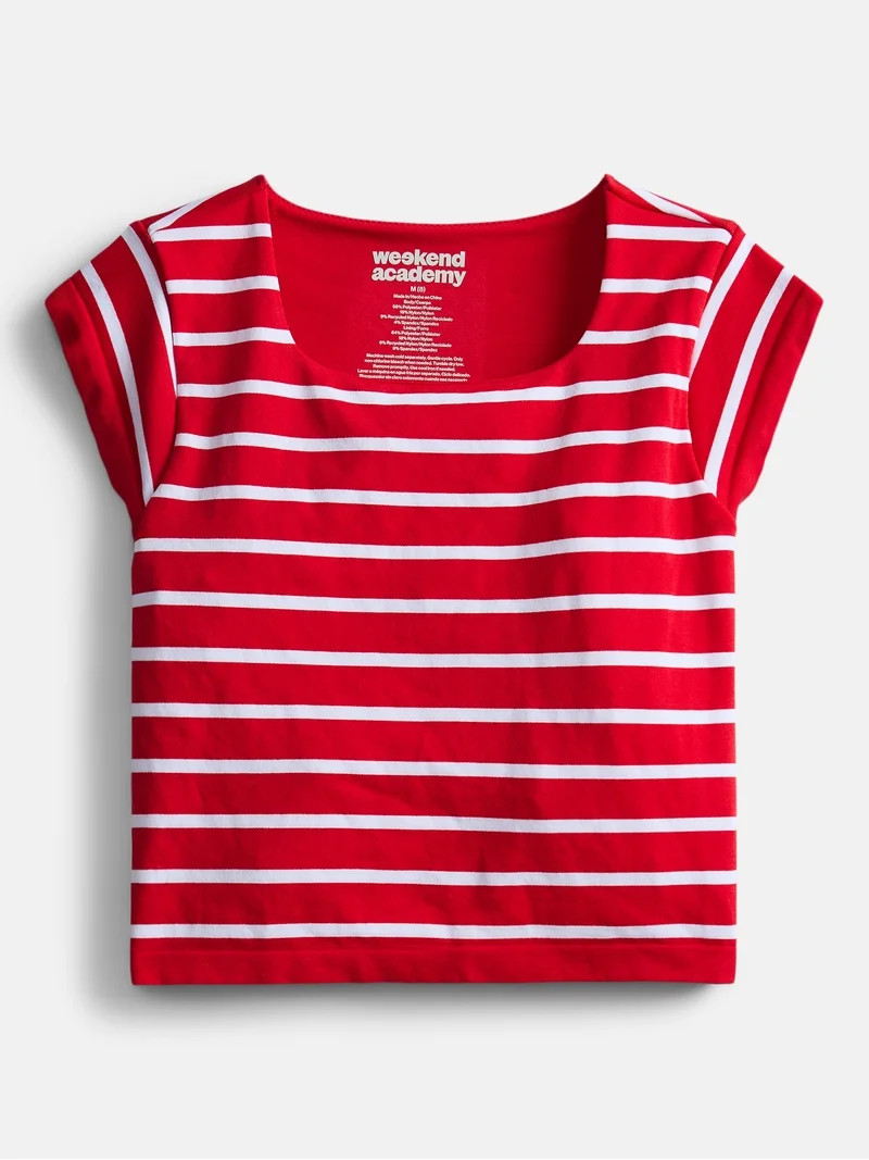 Weekend Academy Girls Seamless Top, Size 4-18 | Walmart (US)