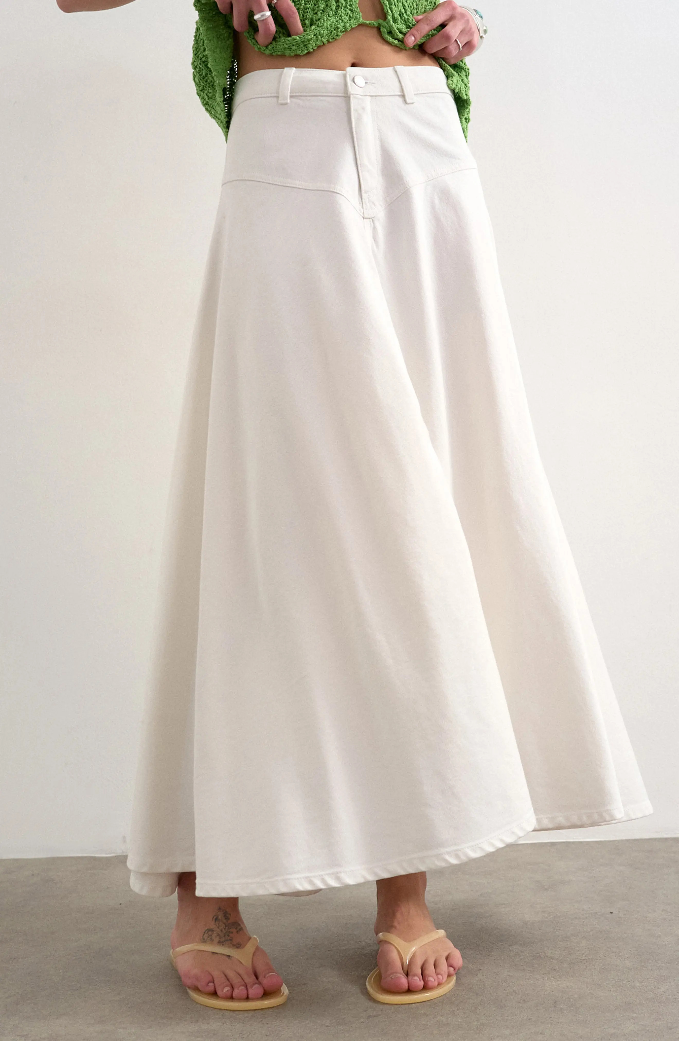 Topshop Denim Maxi Skirt (Women) | Nordstrom | Nordstrom
