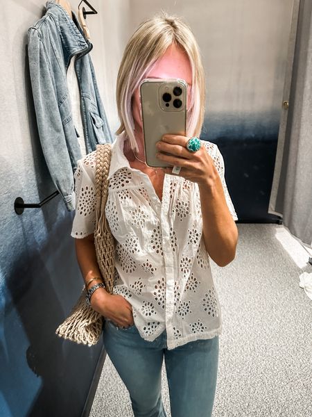 Spring outfit, spring style, vacation outfit, jeans, white top
I sized up to a 25 in the jeans, shirts fits true to size 

#LTKSeasonal #LTKFind #LTKstyletip