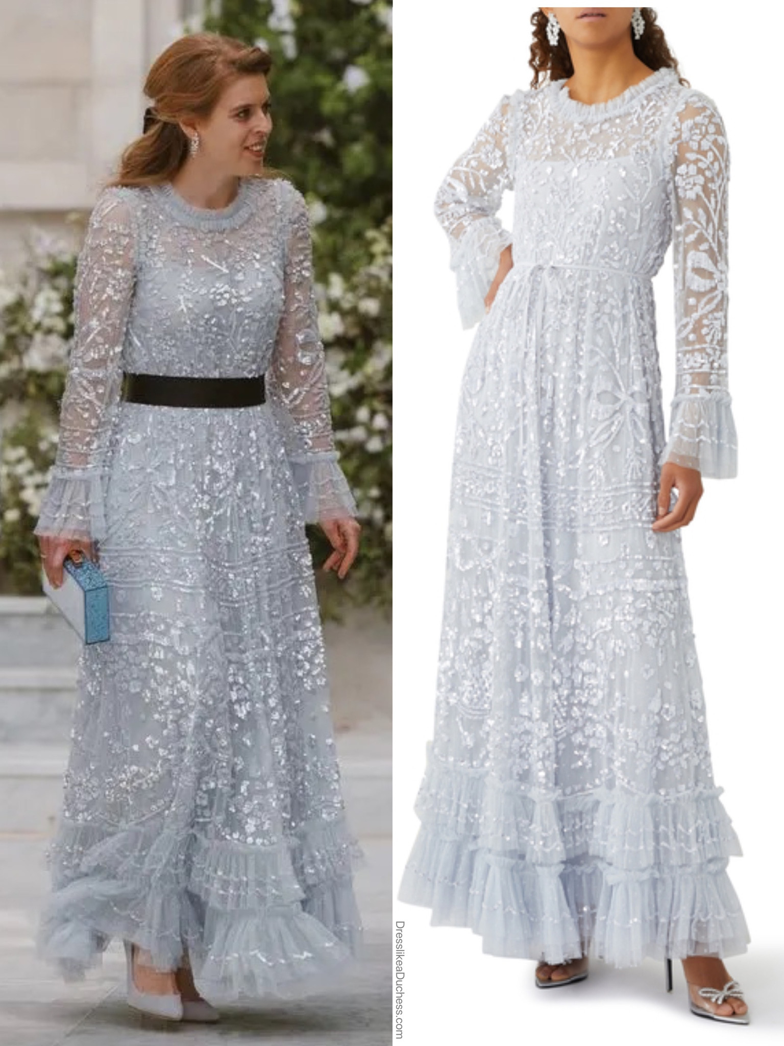 princess beatrice needle and thread dress Princess Beatrice's Embroidered Dress Needle & Thread