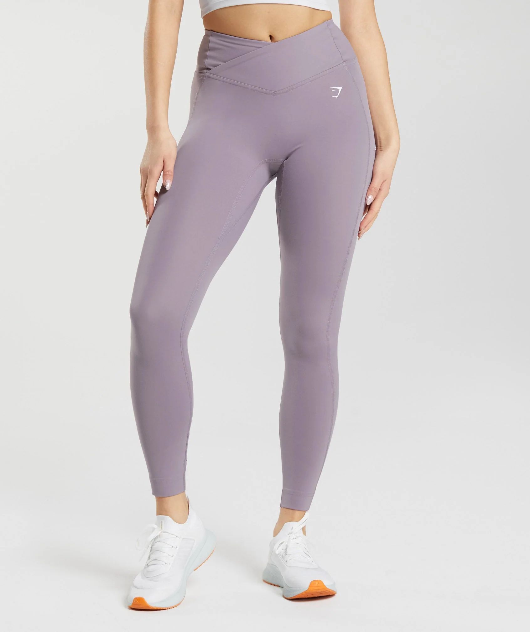 Gymshark Crossover Leggings - Slate Lavender | Gymshark US
