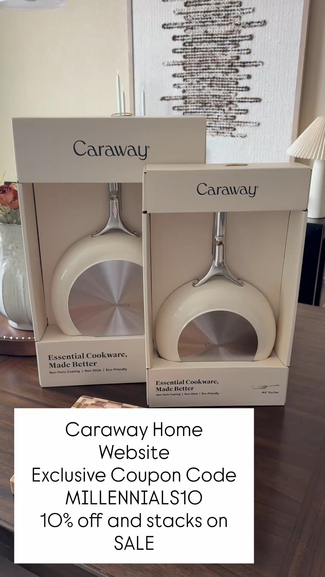 🤎 Caraway Home: Use code MILLENNIALS10 for an extra 10% OFF sitewide!

I finally ordered the Sauté Pan with Lid and Fry Pan in Cream after loving my Caraway bakeware. ✨

🚨 The best part? The code is active right now and stacks on top of many current sale prices for even more savings.

I’ll link exactly what I ordered below. ⬇️🤍

#LTKSaleAlert #LTKHome #LTKmomlife