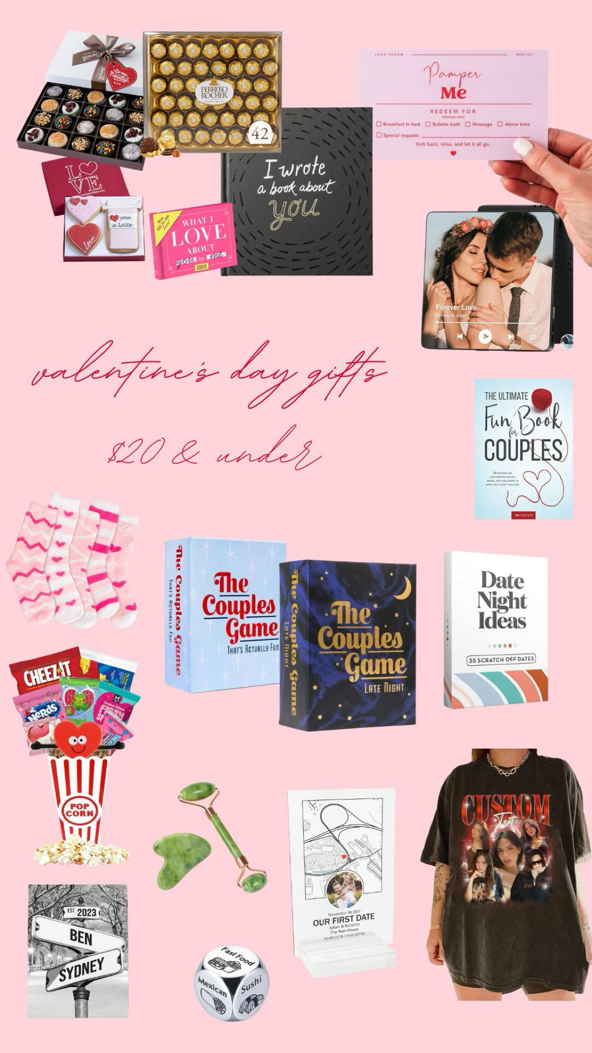 Fun & Sweet Valentine’s Gifts for $20 & UNDER! 🌹👏🏼🎁 #LTKgifts #LTKvalentinesday #LTKvday #LTKlove #LTKcouples #LTKcouple #LTKvalentines#LTKGiftGuide 

#LTKHome #LTKSeasonal