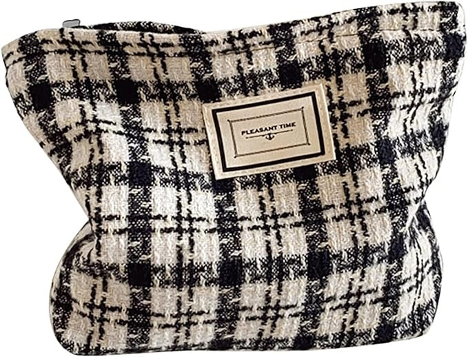 Cosmetic Pouch, Makeup Bags with Zipper,Travel Toiletry Organizer,Large Capacity Canvas Makeup Ba... | Amazon (US)