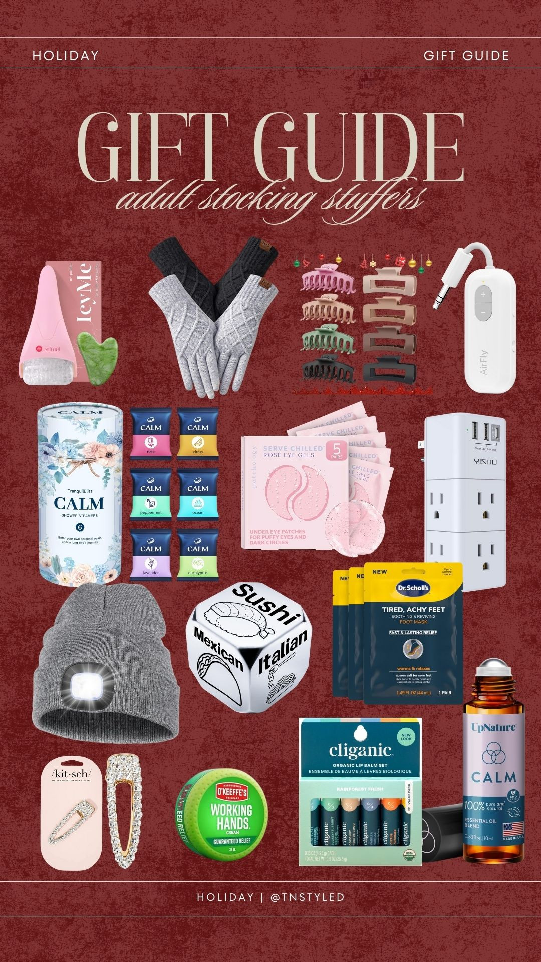 Holiday Gift Guide Stocking Stuffers for Adults #amazonfinds #founditonamazon 

 #LTKGiftGuide #LTKHoliday #LTKselfcare