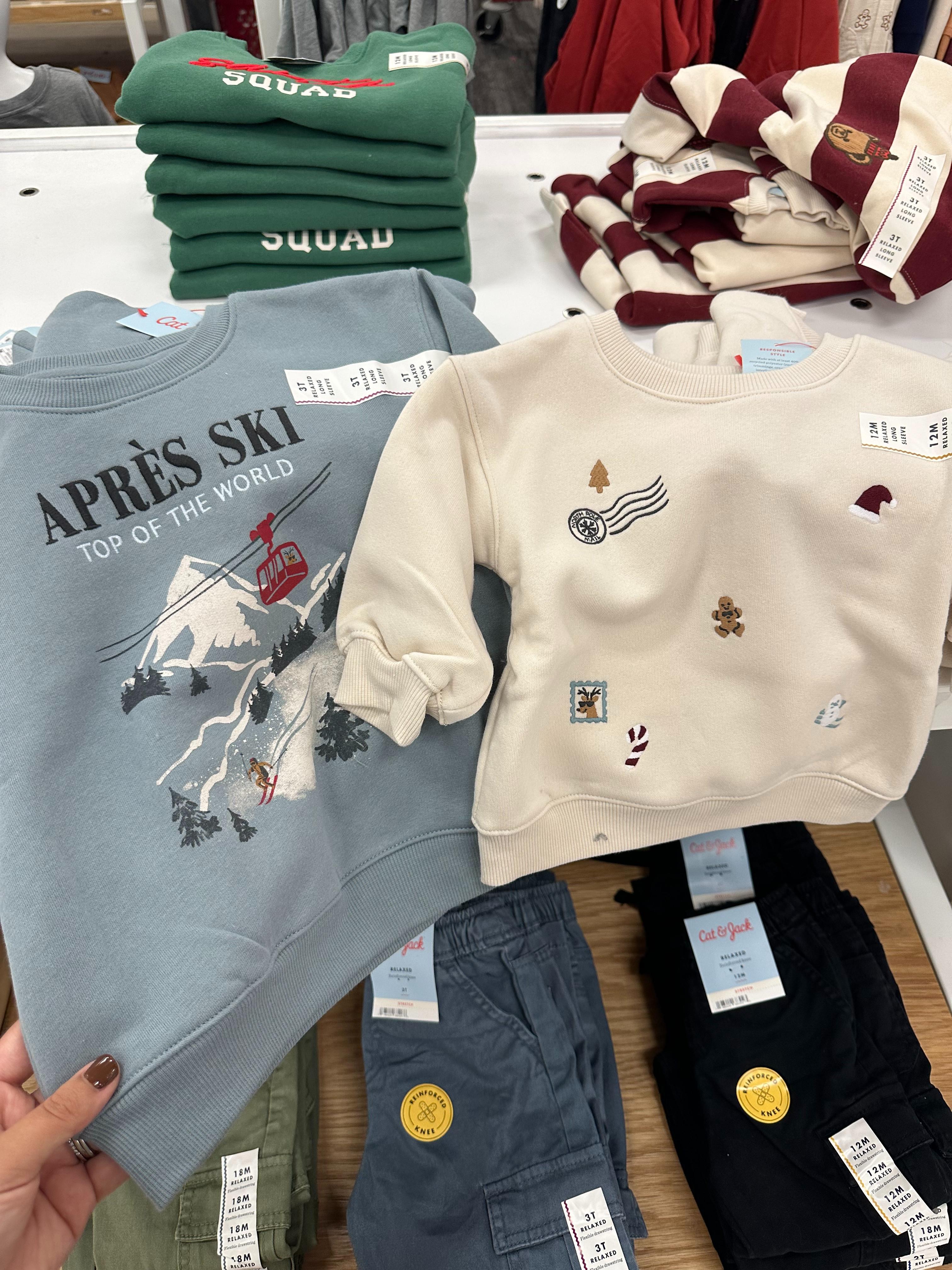 Found these cute sweatshirts at Target the other day and of course they came home with me. | holiday sweatshirts, toddler boys' sweatshirts, little boy holiday outfit, Cat &amp; Jack toddler clothes 

 #LTKKids