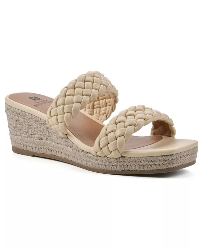 White Mountain Women's Salvadora Espadrille Wedge Sandals - Macy's | Macys (US)